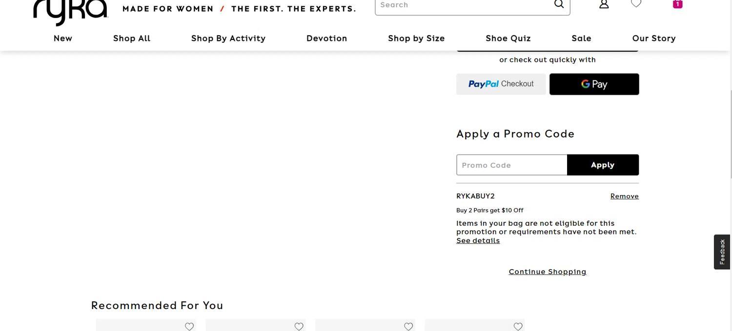 How to apply Ryka coupon code